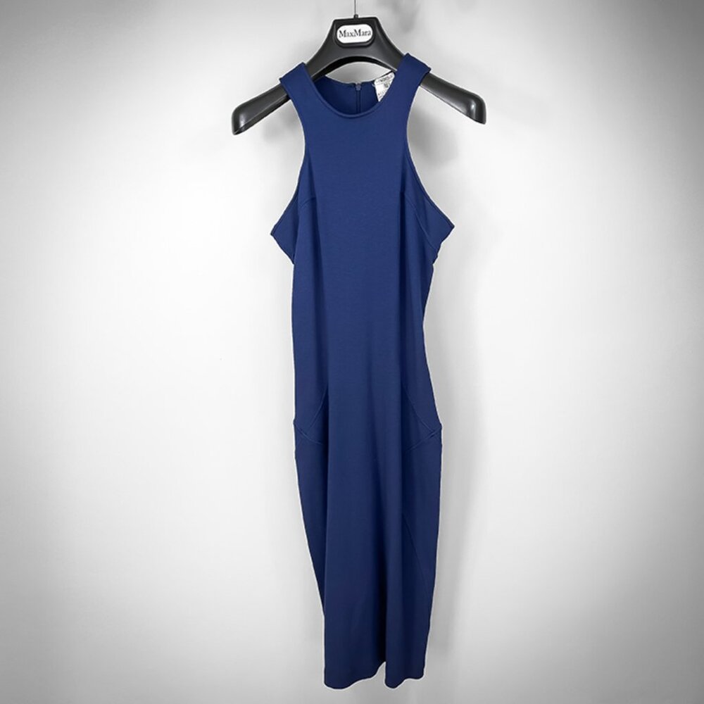 Versace Jeans Couture  navy blue, size 24/38 (S) slim midi dress